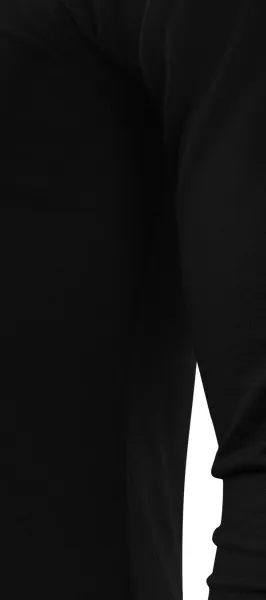 Maglietta a manica lunga da uomo - Tagliato con cuciture laterali