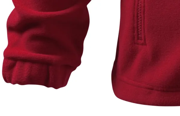 Giacca in pile da uomo - Maniche lunghe con polsini elasticizzati