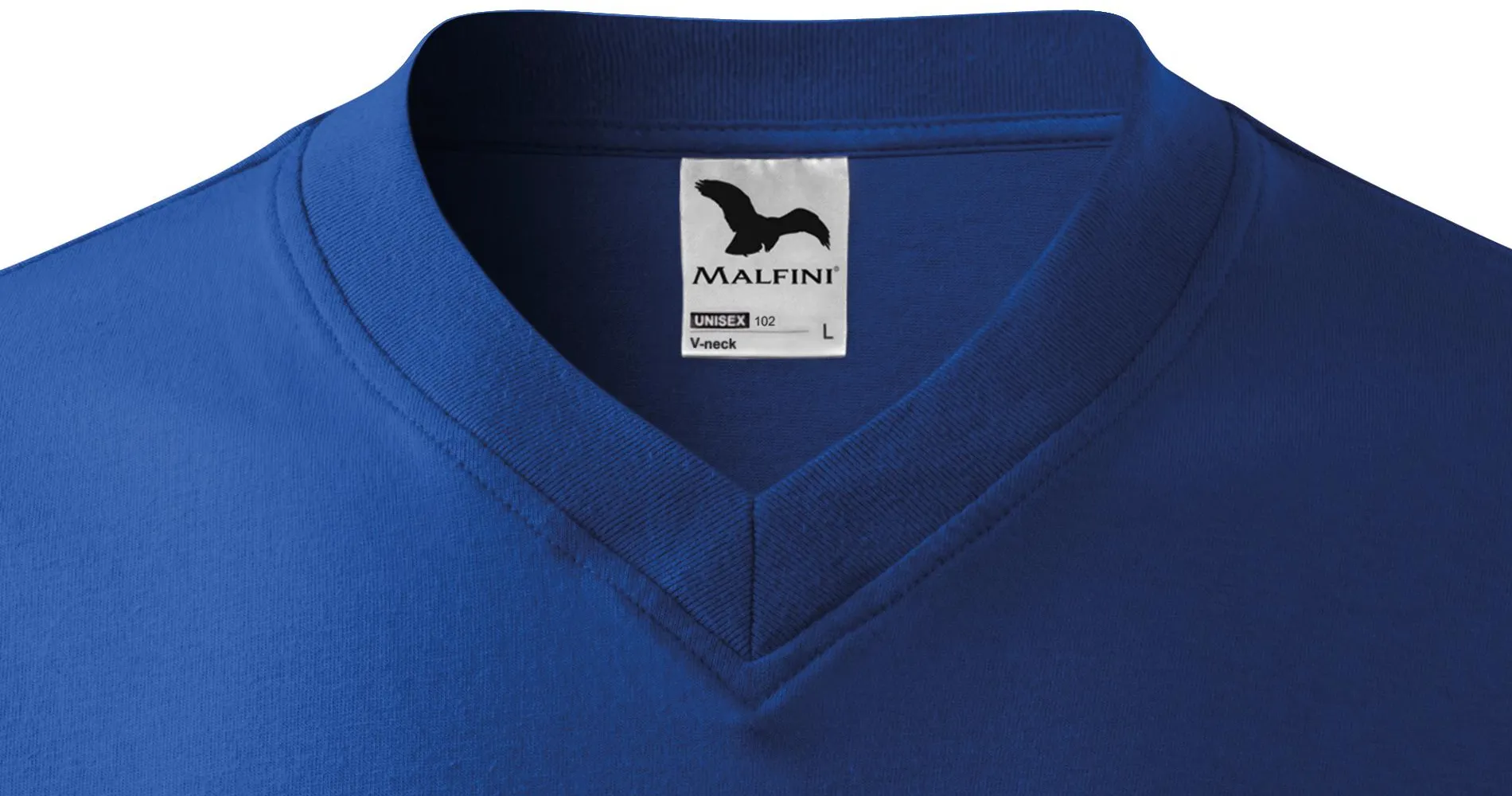 T-shirt a maniche corte, peso medio - Scollatura a V