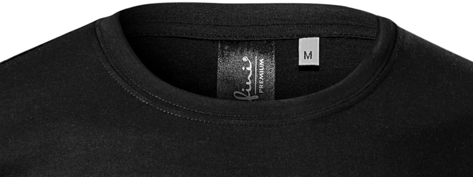 T-shirt da uomo in lana Merino - Scollo tondo classico